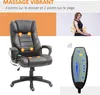 Fotel biurowy Vinsetto z funkcją masażu, ergonomiczny fotel Podgląd zdjęcia produktu 9