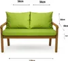 Coussins pour banc de jardin Vert clair| Assise 130x60x7 + Voir les images du produit 8