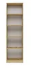 Bibliothèque étroite RAUNO - 50 cm, chêne artisanal Voir les images du produit 4