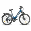 A blue electric bicycle is shown against a white background. Podgląd zdjęcia produktu