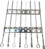 8er Edelstahl V2A Schaschlikaufsatz Grillspieße Produktbild-Vorschau 1