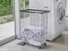 Metalowy kosz na pranie na kółkach, wys. 56,5 cm Podgląd zdjęcia produktu 10