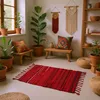 Tapis MARRAKESCH Tapis Callum bleu tissé à la main Coton Voir les images du produit 2