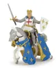 A toy knight figure on a horse, presented against a white background. Podgląd zdjęcia produktu