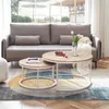 H.J WeDoo Couchtisch rund für Wohnzimmer 2er Set, Produktbild-Vorschau 3