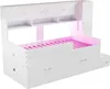 STILVORA Kinderbett 90x200cm mit Stauraum, Kleiderschrank Produktbild-Vorschau 9