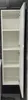 An empty white bathroom cabinet with one door open. Náhľad obrázku produktu