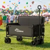 SAMAX Faltbarer Bollerwagen - 2in1 mit Bank - bis 200kg Produktbild-Vorschau 8