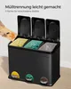 Rootz Edelstahl-Mülleimer - Mülleimer - Recycling-Behälter Produktbild-Vorschau 3