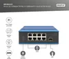 DIGITUS Switch Ind. 8-Port  10/100      PoE Unmanaged blau Produktbild-Vorschau 7