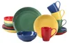 CreaTable, 25283, Joy Bunt, Kombiservice 16-tlg, Steinzeug Produktbild-Vorschau 1