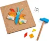 HABA Hammer-Nagelspiel: Geo-Formen – Holzspielzeug mit Produktbild-Vorschau 5