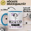 Musikfan Geschenk Tasse Becher Die Frau Die Allen Kann Produktbild-Vorschau 3