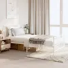 vidaXL Struttura letto con testiera e pediera in metallo Anteprima dell’immagine prodotto 9