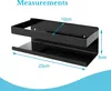 Intirilife selbstklebendes Duschregal in Schwarz - 23 x Produktbild-Vorschau 4