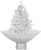 vidaXL Sapin de Noël à neige avec pied de parasol blanc 75 Voir les images du produit 10