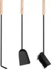 relaxdays 10028788_0 relaxdays Kaminbesteck schwarz, braun Náhľad obrázku produktu 6