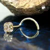 Gallay nose screw piercing 3mm cubic zirconia 14k Gold Produktbild-Vorschau 2