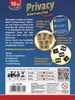 Back of a board game box with game instructions and marketing information. Produktbild-Vorschau