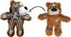 KONG Wild Knots Bears, Hund, Plüschspielzeug, Braun, Plüsch Produktbild-Vorschau 2