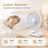 Tischventilator Akku 4000 mAh, oszillierender USB Produktbild-Vorschau 5