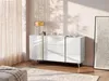 Sideboard mit 2 Türen & 3 Schubladen - Weiß glänzend & Produktbild-Vorschau 2
