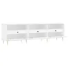 vidaXL Armoire TV Blanc 150x30x44,5 cm Bois composite - Voir les images du produit 14