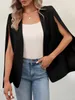 Damen-Blazer im Cape-Stil mit geschlitzten Ärmeln und Produktbild-Vorschau 2