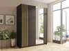 raumhirsch KLEIDERSCHRANK Schwarz 151/199/62 Produktbild-Vorschau 2