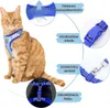 Supet Katzengeschirr und Leine Set Grau M M Reflektierende Produktbild-Vorschau 4