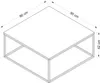 Skye Decor, Loni - Antracite, Couchtische, Anthrazit, 90 x Anteprima dell’immagine prodotto 6