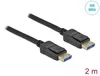Kabel Delock DisplayPort 10K, 60 Hz, 54 Gbps, plastové Náhled obrázku produktu 1