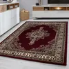 Orient Teppich Wohnzimmer Rot 200x290 Rechteck modernes Produktbild-Vorschau 2