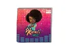 A cartoon character with an afro stands in front of a colorful, sparkly background with music equalizer bars at the bottom. Produktbild-Vorschau
