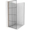 Mexen Kioto L Duschwand Walk-in 90 x 200 cm, schwarzes Produktbild-Vorschau 1