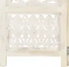 vidaXL 5tlg. Raumteiler Handgeschnitzt Weiß 200×165cm Mango Produktbild-Vorschau 4