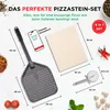 PizzaLover Premium Pizzastein - Set - harteloxiertem, Produktbild-Vorschau 2