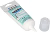 A tube of transparent sealant with its cap off, placed on a white background. Produktbild-Vorschau