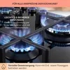 Klarstein Gaskocher 4-Flammig, 8,5kW Einbau-Gaskocher für Produktbild-Vorschau 5