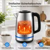 YASHE Wasserkocher Edelstahl 1,7L 2200W Mit Kalkfilter Produktbild-Vorschau 4