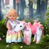 BABY born Einhorn Feen Outfit mit Flügeln, Puppenkostüm 43 Produktbild-Vorschau 7