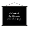 MuchoWow® Textilposter Zitate - Kaffee - Erst trinke ich Produktbild-Vorschau 1