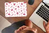 MuchoWow® Mauspad Mousepad Dänemark - Muster - Rot 27x18 cm Produktbild-Vorschau 3