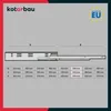 KOTARBAU® 1 Paar (2 St.) 3D Schubladenschienen Bodenmontage Produktbild-Vorschau 7