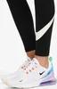 Nike W Nsw Nk Clsc Gx Hr Tght Swsh Black/White M Produktbild-Vorschau 4