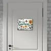 Bin im Garten Metallschild in 15x20 cm mit Schmetterling Produktbild-Vorschau 6