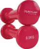Tunturi sada činek, barevné činky s 2 x 0,5 kg, vinyl, Náhled obrázku produktu 11