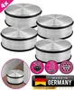 4x Türstopper Edelstahl massiv - Schwerer Türstopper Boden Produktbild-Vorschau 1