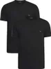 Emporio Armani Herren T-Shirt Rundhals 2er Pack | Baumwolle Produktbild-Vorschau 1