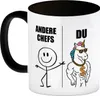 Cooles Chef-Einhorn mit Dollarzeichen Kaffeebecher in Produktbild-Vorschau 2
